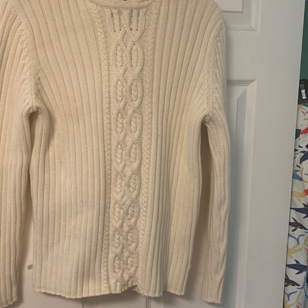 Ralph Lauren 100% Cotton Cable Knit Hoodie